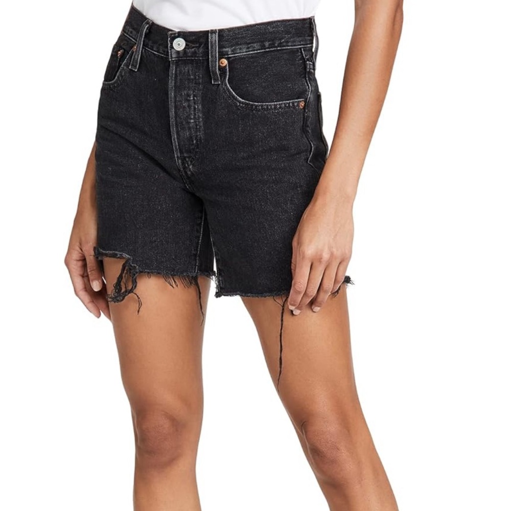 Levi's Women's Premium 501 Mid Thigh Shorts